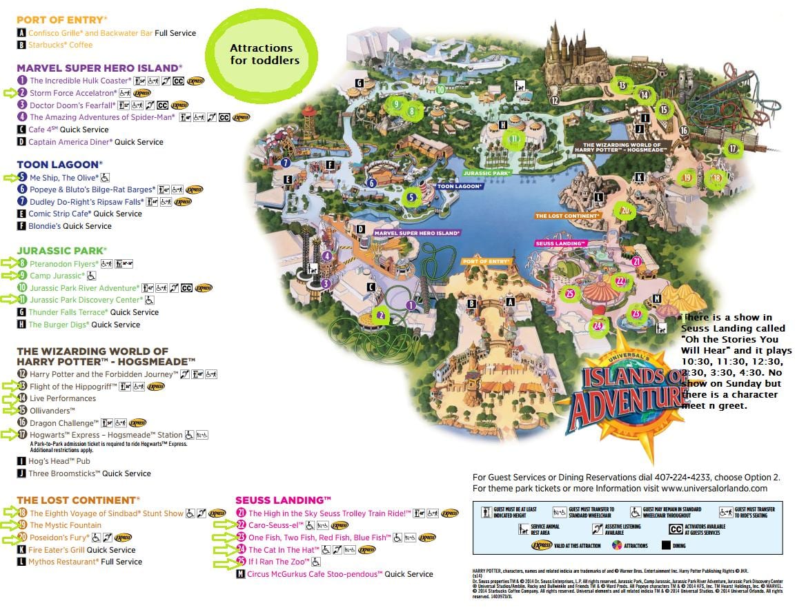 Universal Studios Uharte Abentura mapa
