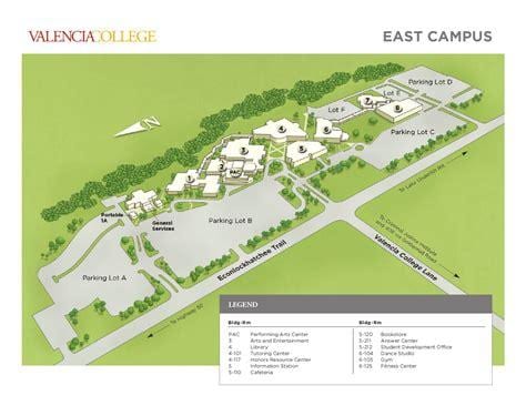 Valencia college east campus mapa
