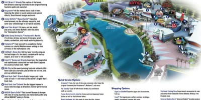 Unibertsala Orlando citywalk mapa