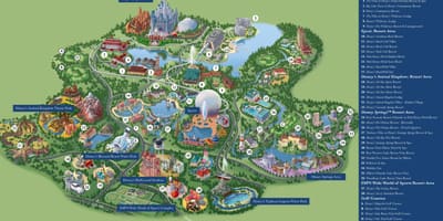 Walt Disney World mapa