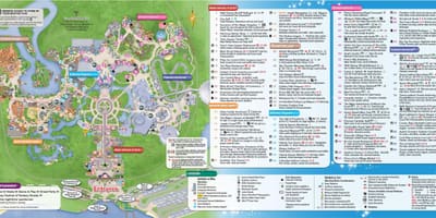 Disney World mapa Orlando
