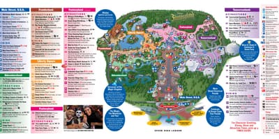 Disney World mapa Magic Kingdom