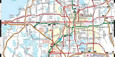 Orlando Florida mapa