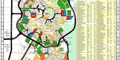 Mapa central Florida unibertsitateko