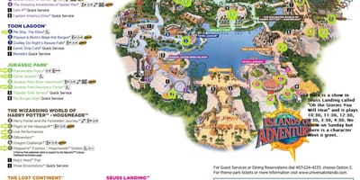 Universal Studios Uharte Abentura mapa